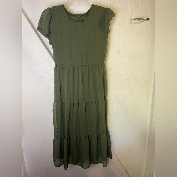 Wonder nation green Boho Two piece xl dress and cream speechless large vest - Picture 10 of 10